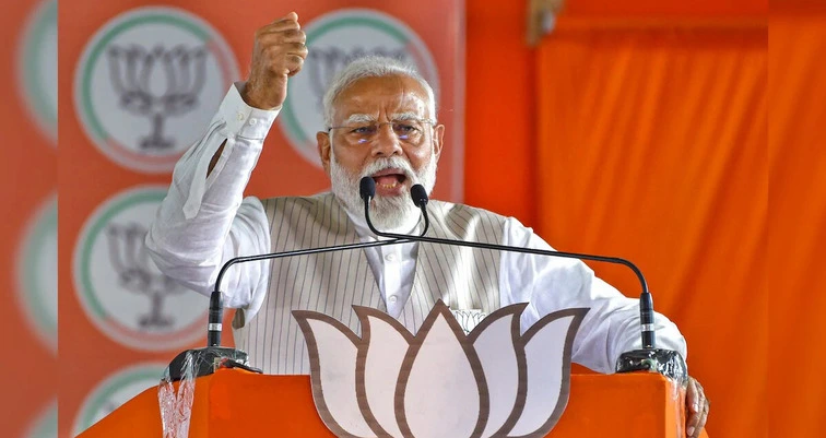 no reservations based on religion to muslims as long as i am alive, says pm modi in telangana.
